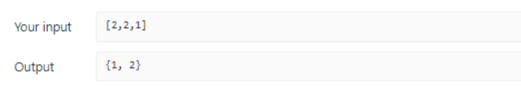 Output 3 for LeetCode Single Number Question