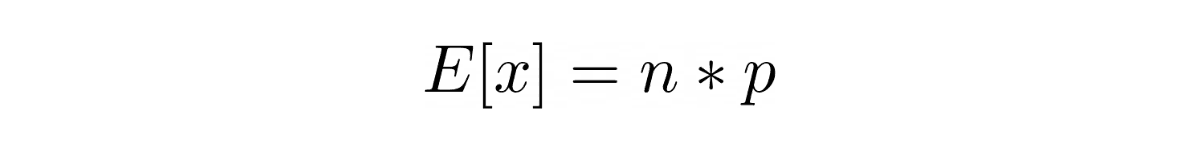 expected value and variance of binomial distribution