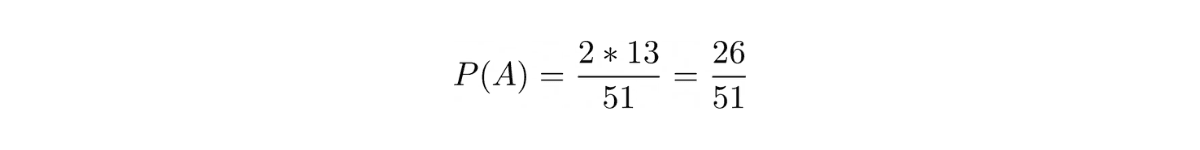 card with a different color