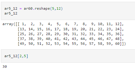 Indexing 2d arrays