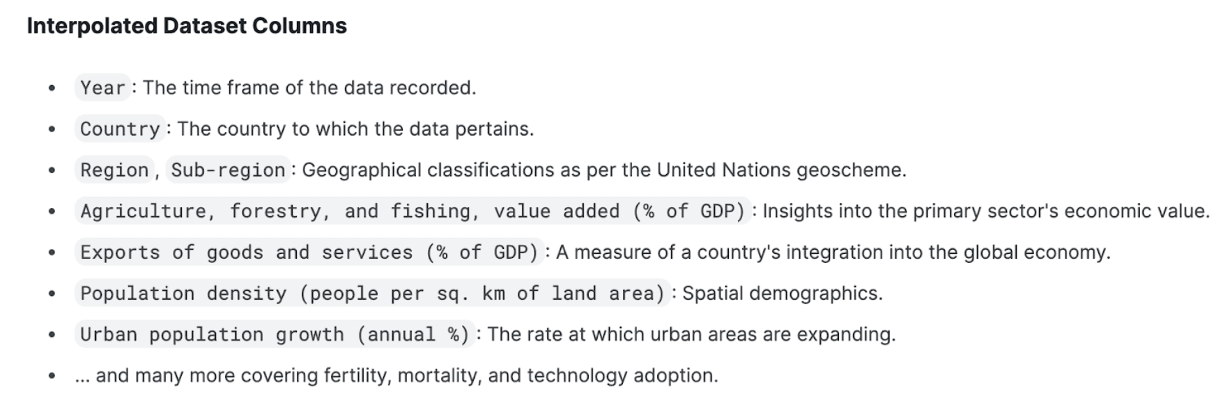 Python lambda function to understand GDP growth