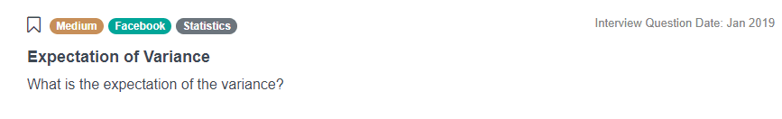 Facebook Question for all Data Science Job Titles
