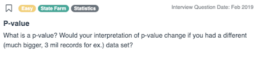 Data Analyst Interview Questions from State Farm