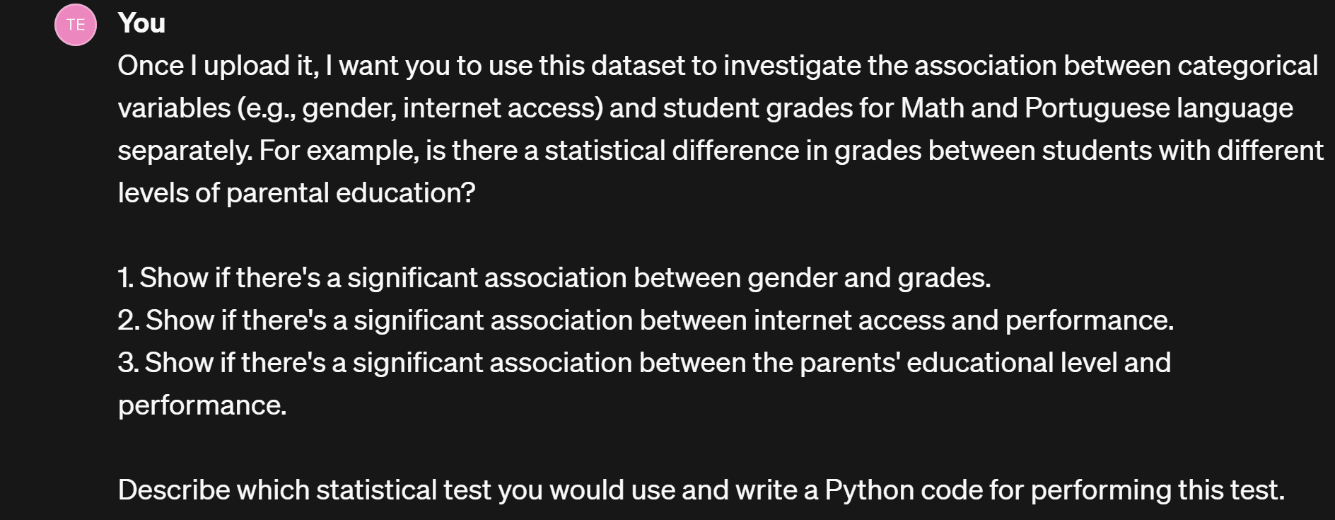Chatgpt Fails to Understand Data Science Project