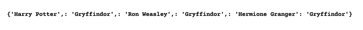Creating a Simple Python Dictionary