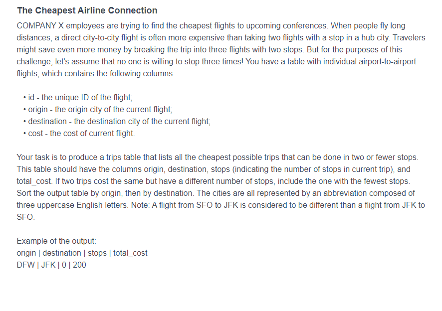 Advanced SQL Interview Questions from Delta Airlines