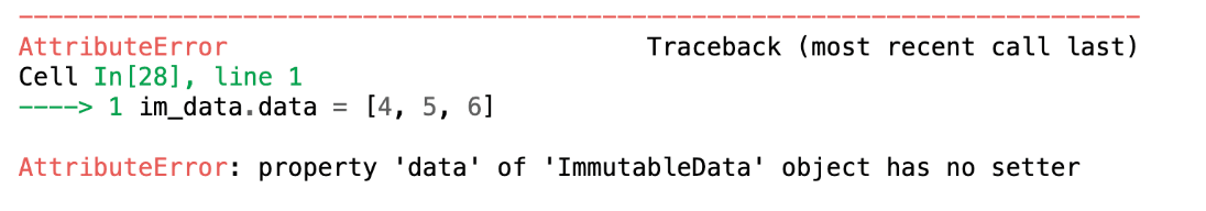 Creating Read-only Properties by using Python Property Decorator