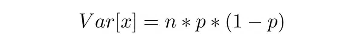 expected value and variance of binomial distribution