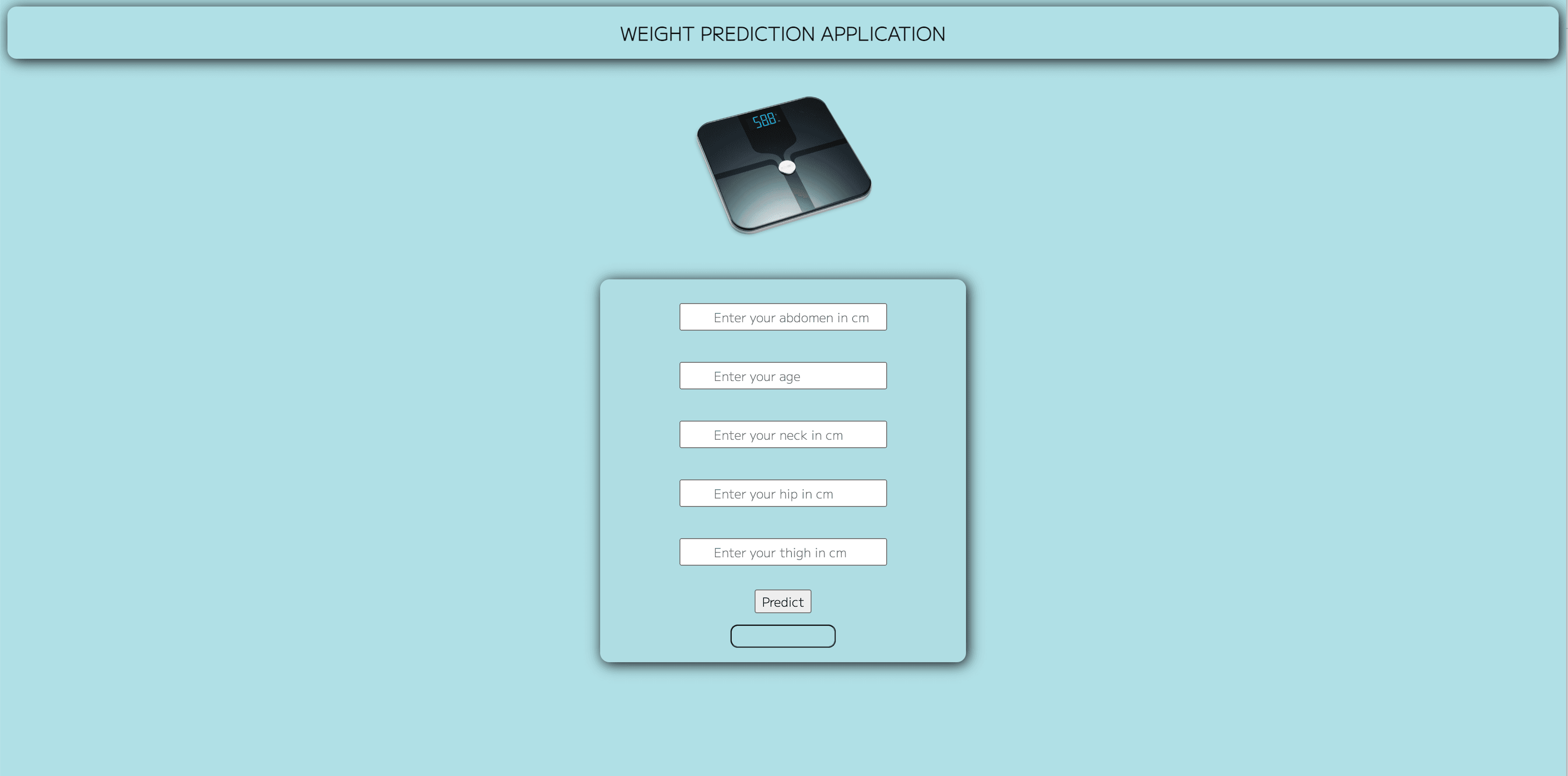 Python web application