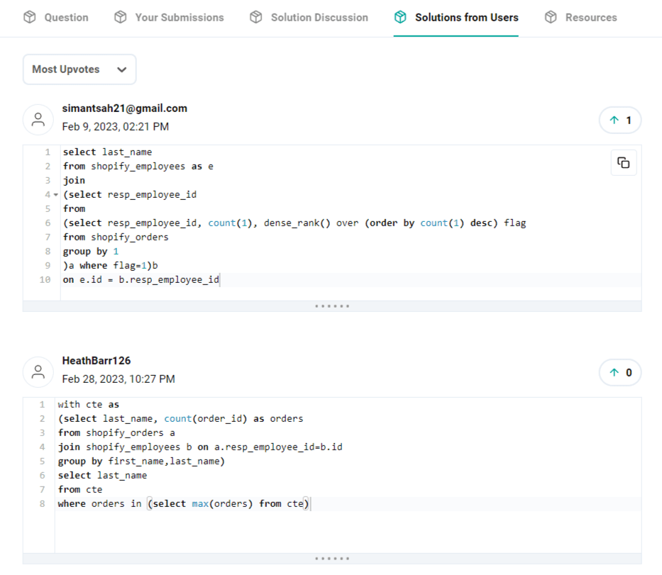 Approaches that HackerRank does not have