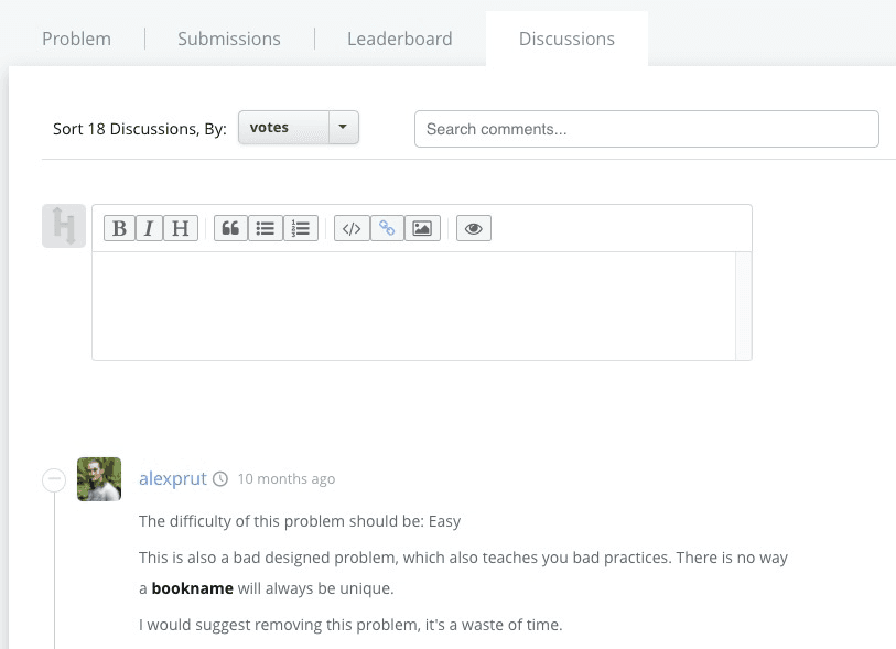 hackerrank Community Discussions