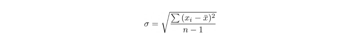 Standard Deviation in probability and statistics interview questions
