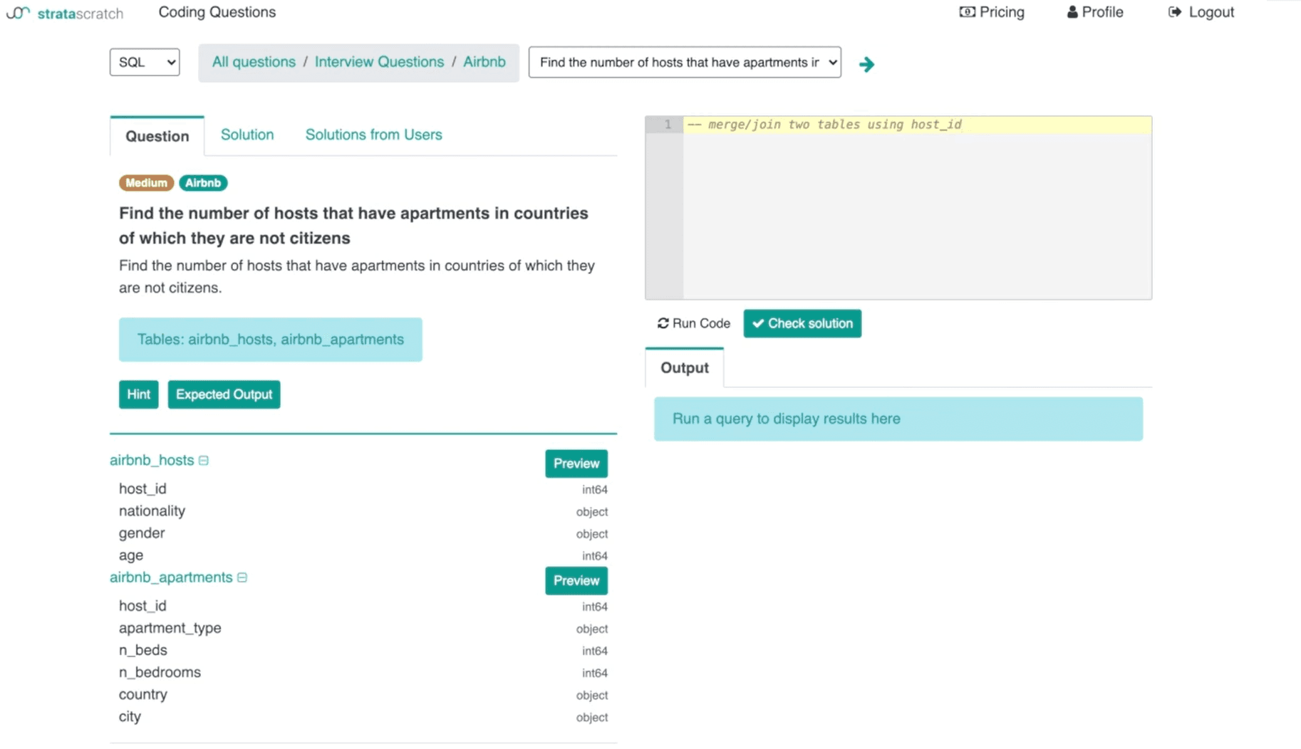 data science interview questions and answers