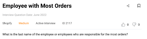 Data Engineer Interview Question from Shopify